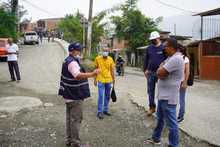 Avanza la rehabilitaci&oacute;n vial en el corregimiento de Montebello