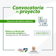 Convocatoria dise&ntilde;o alumbrado navide&ntilde;o