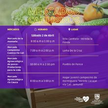 Lleg&oacute; la hora de apostar por lo org&aacute;nico, natural y fresco con nuestros mercados campesinos