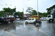 Crecientes de r&iacute;os y quebradas se presentaron tras lluvias de esta tarde