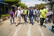 Los servidores p&uacute;blicos unidos por el Bienestar Social de la comuna 15