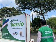 La oferta de servicios ambientales tambi&eacute;n tuvo su espacio en &lsquo;Gobierno al Barrio&rsquo;