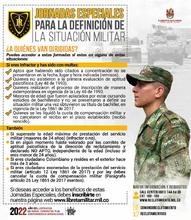 Jornadas especiales para la definici&oacute;n de la situaci&oacute;n militar a&ntilde;o 2022 