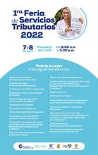 Nuevas entidades se suman a la I Feria de Servicios Tributarios 2022