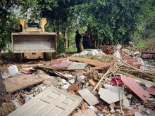 500 toneladas de escombros se han recogido en el barrio Llano Verde 