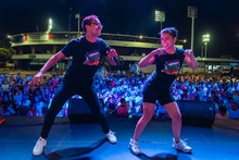 Cali se activ&oacute; a ritmo de deporte y m&uacute;sica en la Plazoleta Ol&iacute;mpica