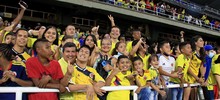 Beneficiarios de &lsquo;Todas y Todos a Estudiar&rsquo; disfrutaron del partido amistoso de f&uacute;tbol femenino Colombia - Venezuela 