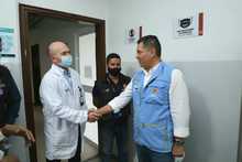 Alcalde visit&oacute; a conductor del MIO involucrado en accidente de tr&aacute;nsito con Freddy Rinc&oacute;n