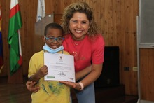 Los estudiantes del Instituto de Ciegos y Sordos sembraron su Huerta por la Vida 