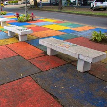 Con iluminaci&oacute;n y color se transforma el Teatrino del R&iacute;o al oeste de Cali
