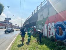 Jornada de embellecimiento se tom&oacute; el sector de La Luna 