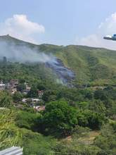 Atendieron emergencia por incendio en Cristo Rey