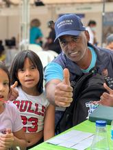Stand de Educaci&oacute;n hizo alarde de los valores en la jornada de  Gobierno al Barrio 