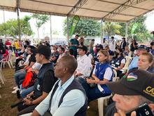 Stand de Educaci&oacute;n hizo alarde de los valores en la jornada de  Gobierno al Barrio 