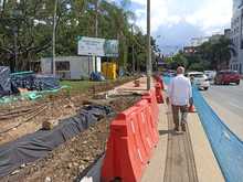 Intensifican obras de espacio p&uacute;blico en el Parque Central r&iacute;o Cali