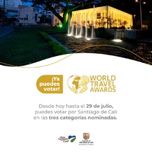 Desde el lunes se abren las votaciones para que Cali siga siendo protagonista en los &lsquo;Premios &Oacute;scar del Turismo&rsquo;