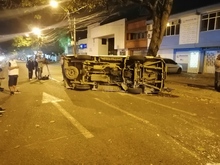 Otra ambulancia involucrada en siniestro vial