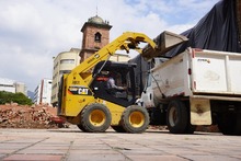 Inician recolecci&oacute;n de materiales en fachada de la Iglesia de San Francisco