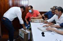 Ospina vot&oacute; en el puesto ubicado en la CVC