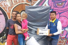 Seis familias afectadas por incendio estructural recibieron ayuda humanitaria
