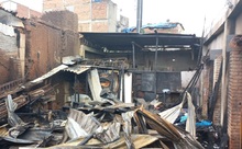 Seis familias afectadas por incendio estructural recibieron ayuda humanitaria