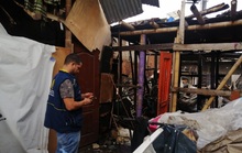 Seis familias afectadas por incendio estructural recibieron ayuda humanitaria