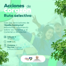 Ruta selectiva de aprovechamiento &acute;Mi reciclador, mi ruta&acute;
