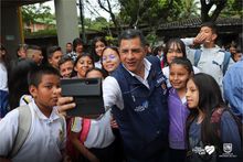 Alcalde y funcionarios de administraci&oacute;n visitaron la IEO Eustaquio Palacios