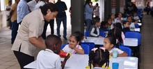 &ldquo;Queremos consolidar nuestro programa de alimentaci&oacute;n escolar como uno de los mejores del pa&iacute;s&rdquo;, alcalde Ospina