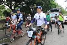 Cale&ntilde;os pedalearon contra el cambio clim&aacute;tico