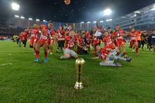 T&eacute;cnico campe&oacute;n y goleadora del Am&eacute;rica de Cali agradecieron apoyo de la Alcald&iacute;a 