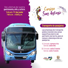 Camina San Antonio tendr&aacute; 18 cierres viales