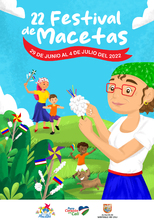 Ya tenemos ganador del concurso para el afiche del Festival de Macetas de Cali 2022