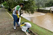 En el Plooging, los cale&ntilde;os &ldquo;se pusieron la 10&rdquo; para limpiar la ciudad 