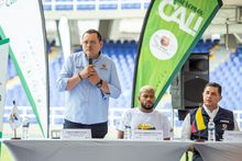 Embajador del Mundial Sub 20 de Atletismo encabez&oacute; entrega de las medallas en el Pascual Guerrero