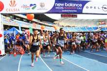 M&aacute;s de 7000 personas participaron de la Media Marat&oacute;n de Cali