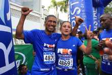 La carrera por la vida de 16 habitantes de calle en la Media Marat&oacute;n de Cali