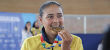 El Alcides un vel&oacute;dromo lleno de oro para Colombia