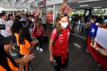 Cali le dio la bienvenida a la Selecci&oacute;n chilena de f&uacute;tbol femenino