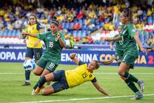 Ecuador gole&oacute; a Bolivia en primer partido de la Copa Am&eacute;rica Femenina 