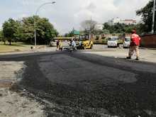 Rehabilitan corredor vial de la Terminal de Transportes de Cali con el grupo operativo