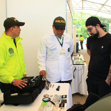 Habitantes de Bochalema disfrutaron con marcaci&oacute;n de veh&iacute;culos y toda la oferta de servicios instituciones en seguridad