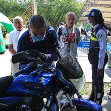 Habitantes de Bochalema disfrutaron con marcaci&oacute;n de veh&iacute;culos y toda la oferta de servicios instituciones en seguridad