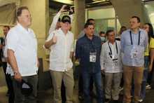 Con salsa y buen f&uacute;tbol, Cali recibi&oacute; al presidente de la FIFA 