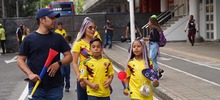 Los partidos de la selecci&oacute;n Colombia femenina congregaron a las familias en el Pascual Guerrero