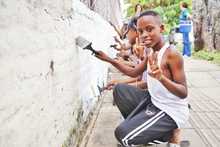 Pintar sonrisas, el regalo de la Secretar&iacute;a de Vivienda para Cali en su cumplea&ntilde;os