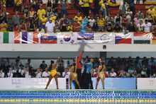 Sobria inauguraci&oacute;n: Todo listo para inicio del Mundial de Nataci&oacute;n con Aletas 