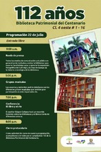La Biblioteca del Centenario celebrar&aacute; sus 112 a&ntilde;os este viernes