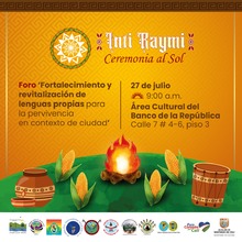 Este jueves ser&aacute; el lanzamiento del ceremonial de adoraci&oacute;n al Sol Inti Raymi