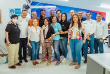 Ilustre hu&eacute;sped: Medallista ol&iacute;mpica Caterine Ibarg&uuml;en se goz&oacute; visita a la Secretar&iacute;a del Deporte